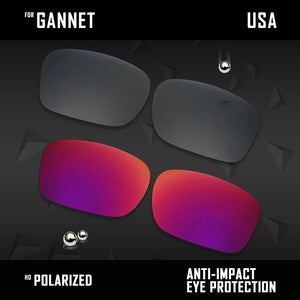 Anti Scratch Polarized Replacement Lenses for-Costa Del Mar Gannet