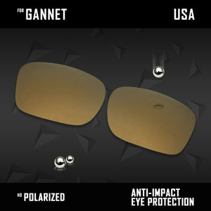 Anti Scratch Polarized Replacement Lenses for-Costa Del Mar Gannet