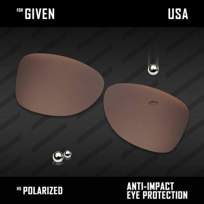 Anti Scratch Polarized Replacement Lenses for-Oakley Given