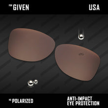 Load image into Gallery viewer, Anti Scratch Polarized Replacement Lenses for-Oakley Given