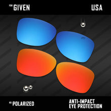 Load image into Gallery viewer, Anti Scratch Polarized Replacement Lenses for-Oakley Given