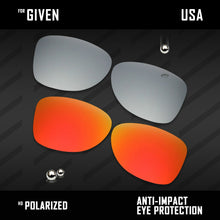 Load image into Gallery viewer, Anti Scratch Polarized Replacement Lenses for-Oakley Given