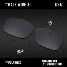 Load image into Gallery viewer, Anti Scratch Polarized Replacement Lenses for-Oakley Half Wire XL