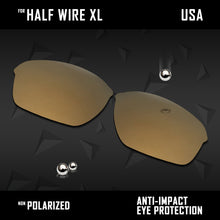 Load image into Gallery viewer, Anti Scratch Polarized Replacement Lenses for-Oakley Half Wire XL