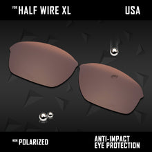Load image into Gallery viewer, Anti Scratch Polarized Replacement Lenses for-Oakley Half Wire XL