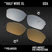 Load image into Gallery viewer, Anti Scratch Polarized Replacement Lenses for-Oakley Half Wire XL
