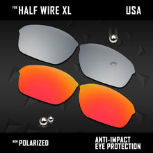 Load image into Gallery viewer, Anti Scratch Polarized Replacement Lenses for-Oakley Half Wire XL