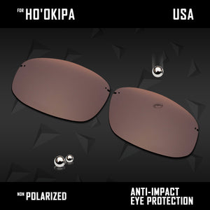 Anti Scratch Polarized Replacement Lenses for-Maui Jim Ho'okipa