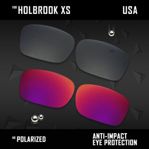 Anti Scratch Polarized Replacement Lenses for-Oakley Holbrook XS