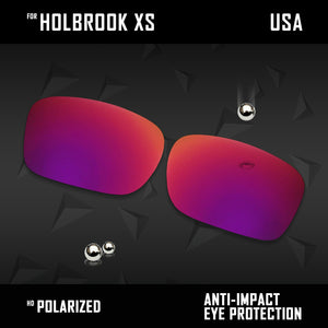 Anti Scratch Polarized Replacement Lenses for-Oakley Holbrook XS