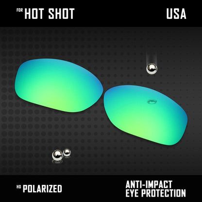 Anti Scratch Polarized Replacement Lenses for-Arnette Hot Shot