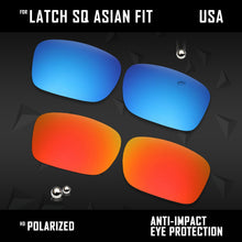 Load image into Gallery viewer, Anti Scratch Polarized Replacement Lenses for-Oakley Latch Sq Asian Fit