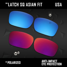 Load image into Gallery viewer, Anti Scratch Polarized Replacement Lenses for-Oakley Latch Sq Asian Fit