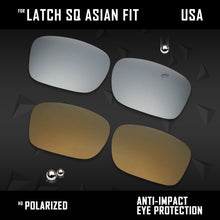 Load image into Gallery viewer, Anti Scratch Polarized Replacement Lenses for-Oakley Latch Sq Asian Fit