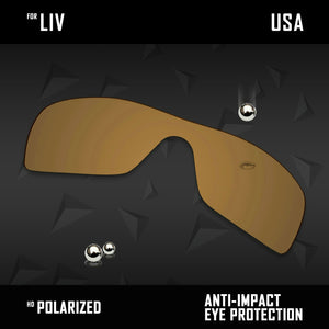 Anti Scratch Polarized Replacement Lenses for-Oakley Liv
