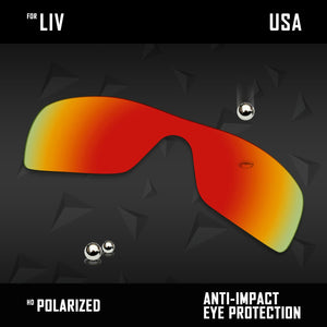 Anti Scratch Polarized Replacement Lenses for-Oakley Liv