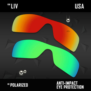 Anti Scratch Polarized Replacement Lenses for-Oakley Liv