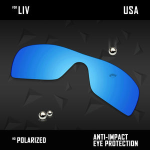 Anti Scratch Polarized Replacement Lenses for-Oakley Liv