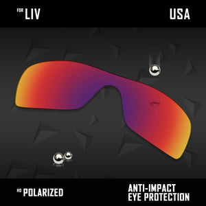 Anti Scratch Polarized Replacement Lenses for-Oakley Liv