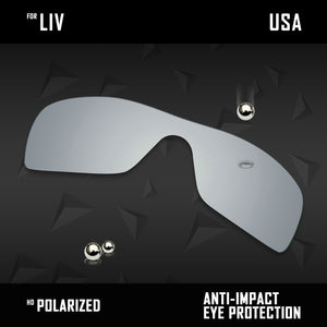 Anti Scratch Polarized Replacement Lenses for-Oakley Liv
