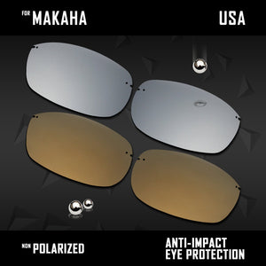 Anti Scratch Polarized Replacement Lenses for-Maui Jim Makaha