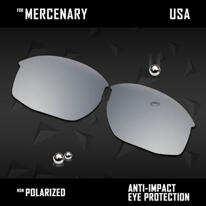 Anti Scratch Polarized Replacement Lenses for-Oaley Mercenary