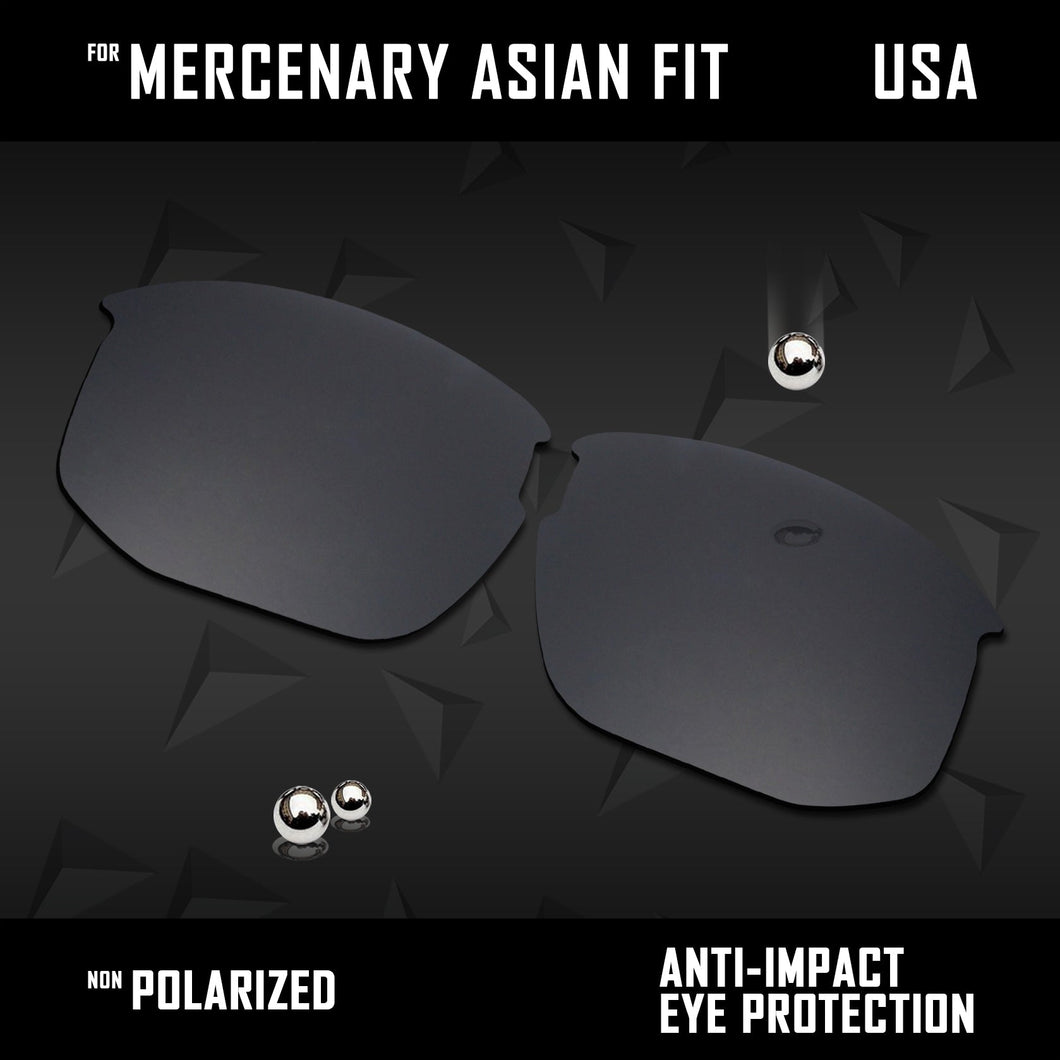Anti Scratch Polarized Replacement Lenses for-Oakley Mercenary Asian Fit
