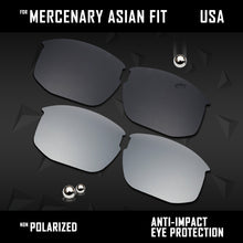 Load image into Gallery viewer, Anti Scratch Polarized Replacement Lenses for-Oakley Mercenary Asian Fit