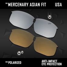 Load image into Gallery viewer, Anti Scratch Polarized Replacement Lenses for-Oakley Mercenary Asian Fit