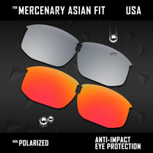 Load image into Gallery viewer, Anti Scratch Polarized Replacement Lenses for-Oakley Mercenary Asian Fit