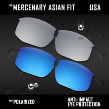 Load image into Gallery viewer, Anti Scratch Polarized Replacement Lenses for-Oakley Mercenary Asian Fit