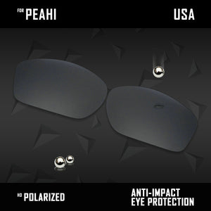 Anti Scratch Polarized Replacement Lenses for-Maui Jim Peahi