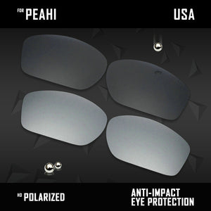 Anti Scratch Polarized Replacement Lenses for-Maui Jim Peahi