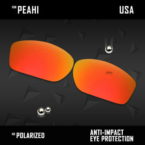 Anti Scratch Polarized Replacement Lenses for-Maui Jim Peahi