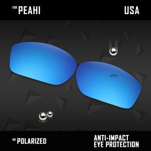Anti Scratch Polarized Replacement Lenses for-Maui Jim Peahi