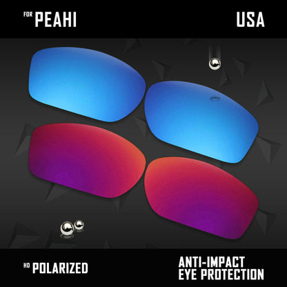Anti Scratch Polarized Replacement Lenses for-Maui Jim Peahi
