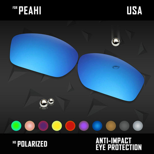 Anti Scratch Polarized Replacement Lenses for-Maui Jim Peahi