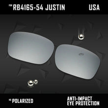 Load image into Gallery viewer, Anti Scratch Polarized Replacement Lenses for-RB4165-54 Justin