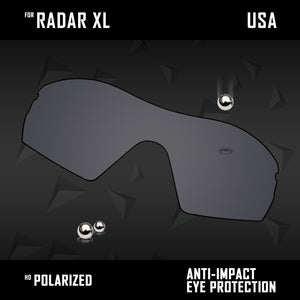 Anti Scratch Polarized Replacement Lenses for-Oakley Radar XL