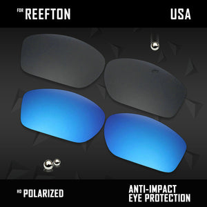 Anti Scratch Polarized Replacement Lenses for-Costa Del Mar Reefton