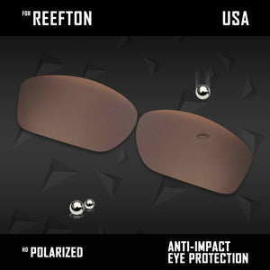 Anti Scratch Polarized Replacement Lenses for-Costa Del Mar Reefton