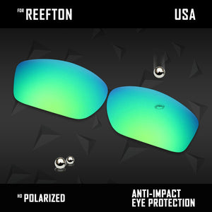 Anti Scratch Polarized Replacement Lenses for-Costa Del Mar Reefton