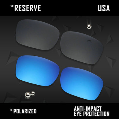 Anti Scratch Polarized Replacement Lenses for-Arnette Reserve