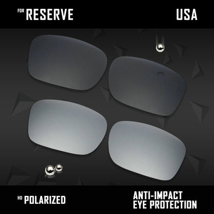 Anti Scratch Polarized Replacement Lenses for-Arnette Reserve