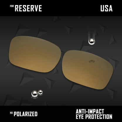 Anti Scratch Polarized Replacement Lenses for-Arnette Reserve