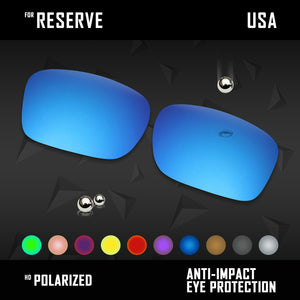 Anti Scratch Polarized Replacement Lenses for-Arnette Reserve