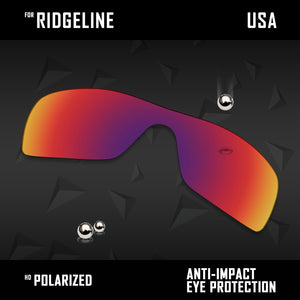 Anti Scratch Polarized Replacement Lenses for-Oakley Ridgeline