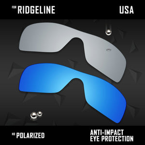 Anti Scratch Polarized Replacement Lenses for-Oakley Ridgeline