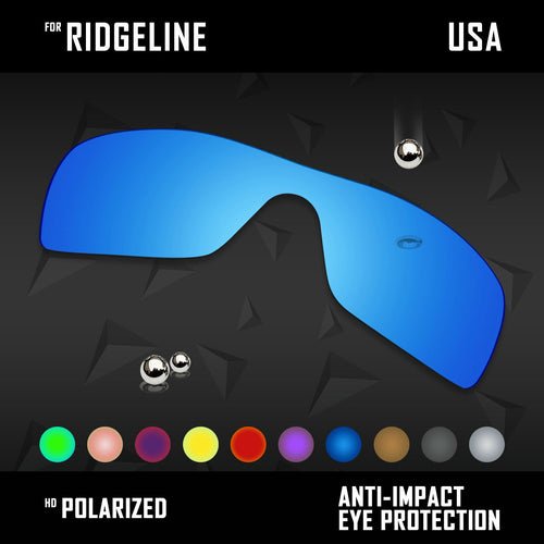 Anti Scratch Polarized Replacement Lenses for-Oakley Ridgeline