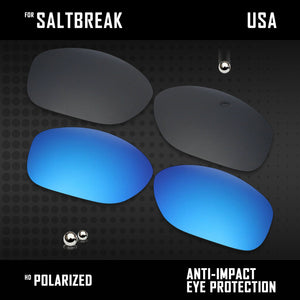 Anti Scratch Polarized Replacement Lenses for-Costa Del Mar Saltbreak